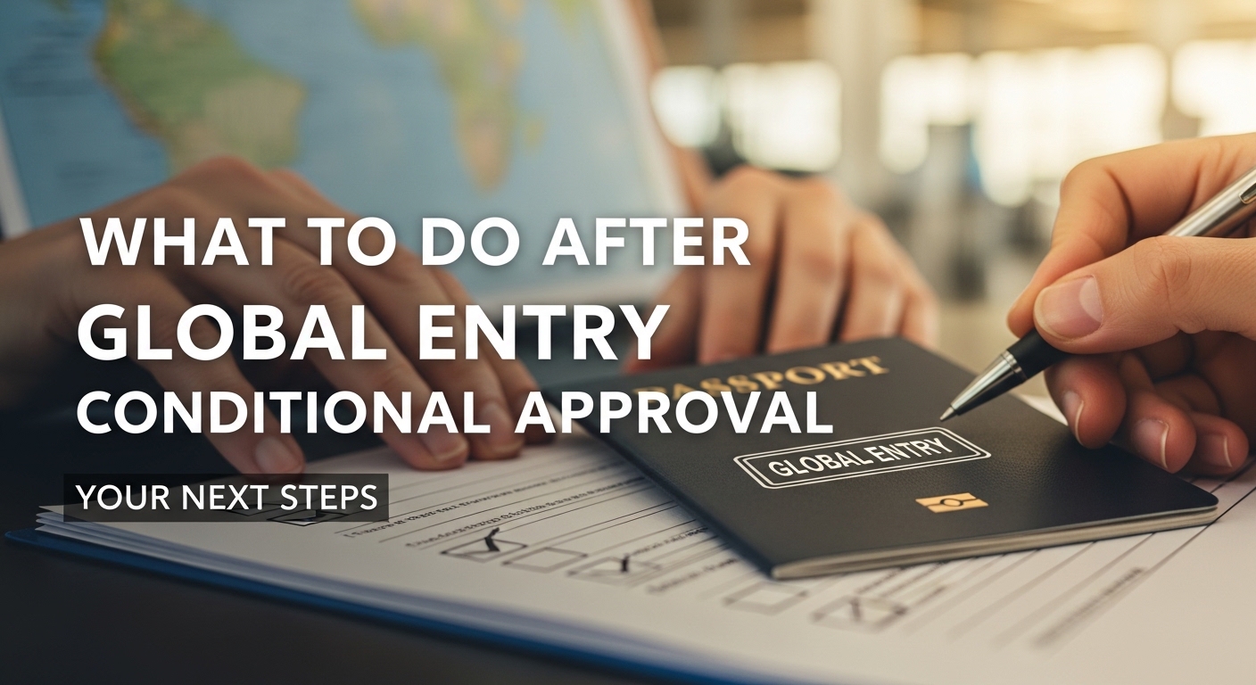 What to do after Global Entry conditional approval: schedule your interview
